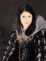 J-Sztuka,-Princess,-oil-on-canvas,-70x50cm,-2020